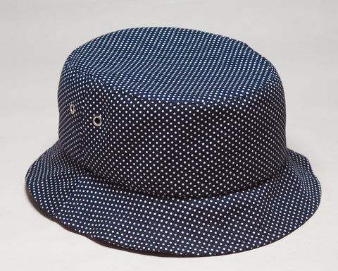 Blue Polka Dots Bucket Hat