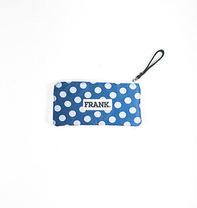 Blue Polka Dot Pencil Case