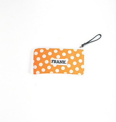 Orange Polka Dot Pencil Case