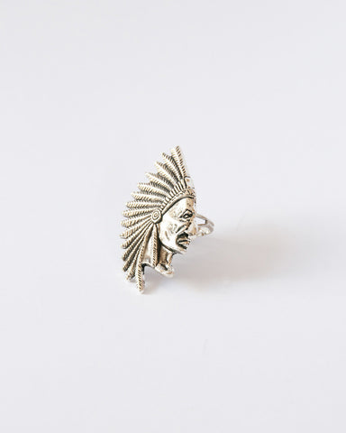 Navajo Chief Ring Silver