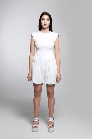 Lost Without You Playsuit White