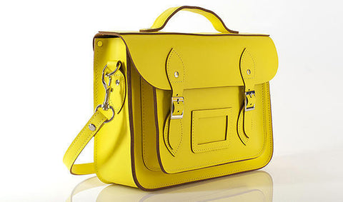 Yellow 13" Satchel