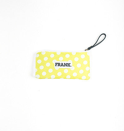 Lime Polka Dot Pencil Case